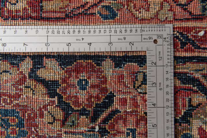 12' 4 x 19' 10 Hand Knotted Sarough Persian Wool Rug