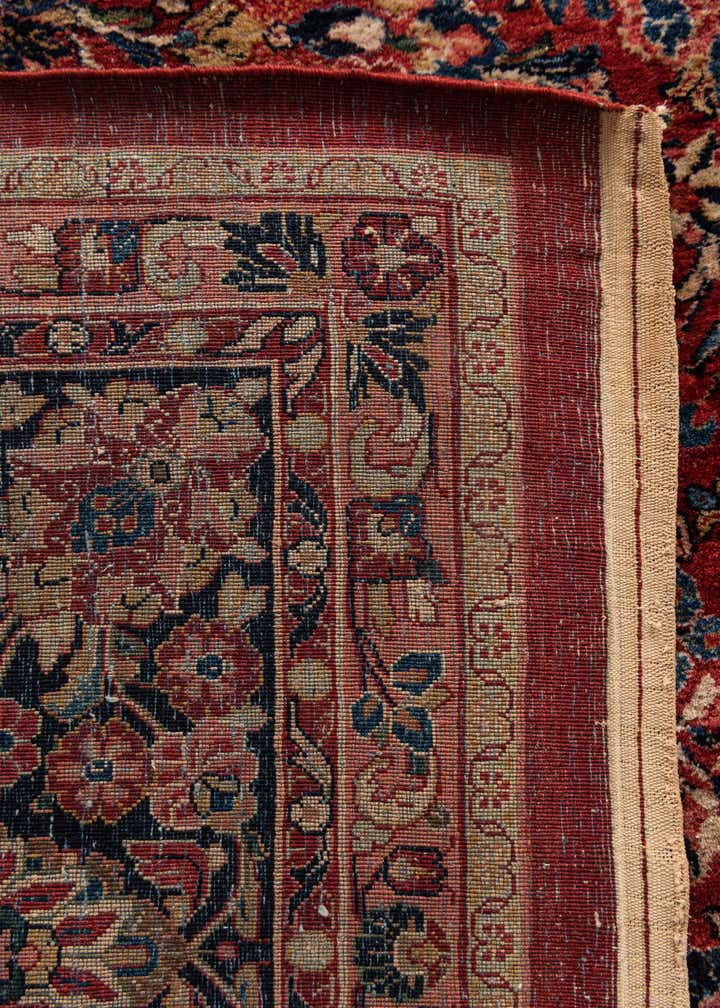 12' 4 x 19' 10 Hand Knotted Sarough Persian Wool Rug