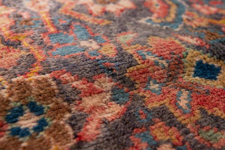 7' 4 x 10' 8 Hand Knotted Sarough Persian Wool Rug