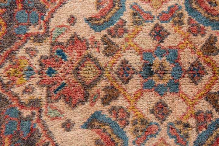 7' 4 x 10' 8 Hand Knotted Sarough Persian Wool Rug