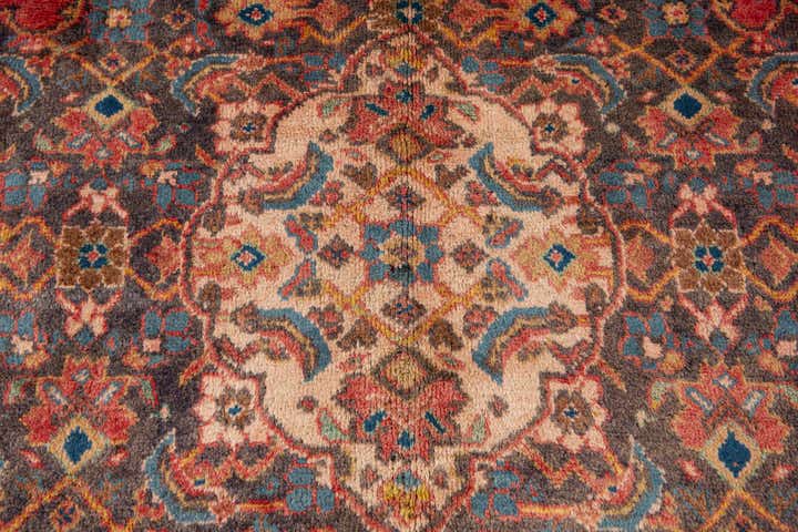 7' 4 x 10' 8 Hand Knotted Sarough Persian Wool Rug
