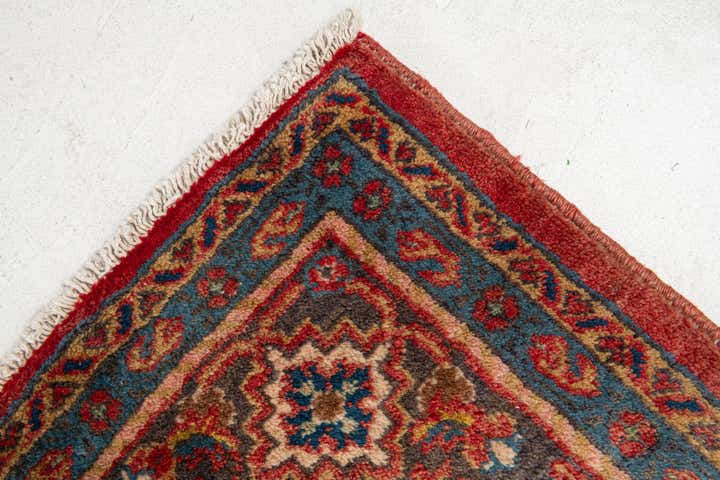 7' 4 x 10' 8 Hand Knotted Sarough Persian Wool Rug