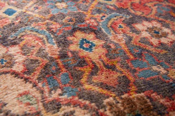 7' 4 x 10' 8 Hand Knotted Sarough Persian Wool Rug