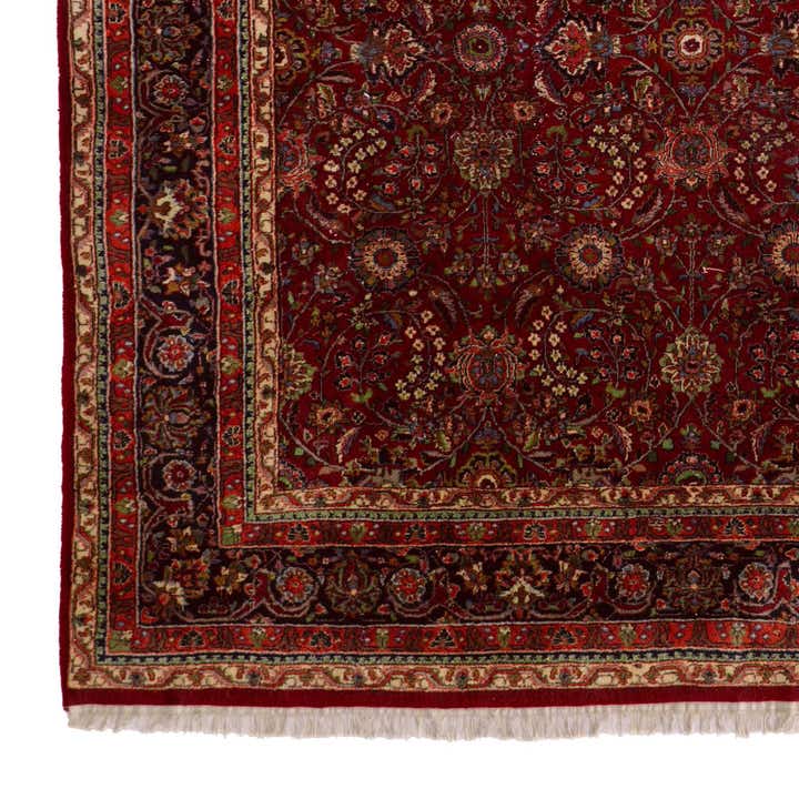 8' 3 x 11' 4 Hand Knotted Sarough Wool Rug