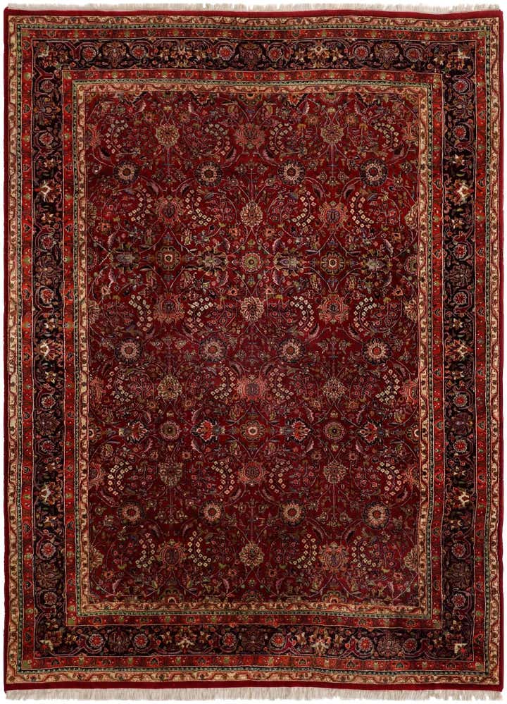 8' 3 x 11' 4 Hand Knotted Sarough Wool Rug