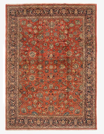 8' 10 x 11' 11 Sarough Wool Rug