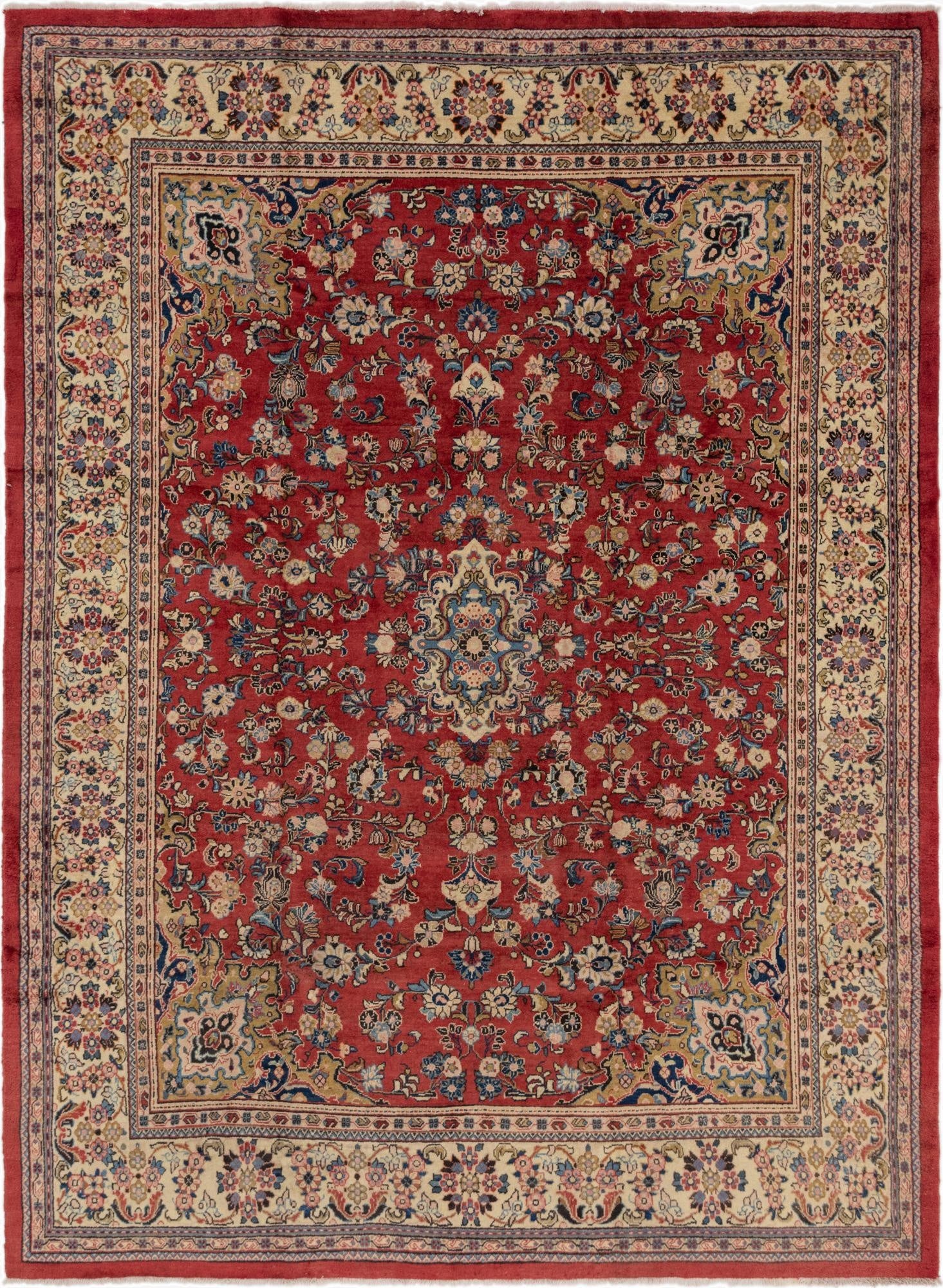 297cm x 400cm  Hand Knotted Sarough Persian Wool Rug