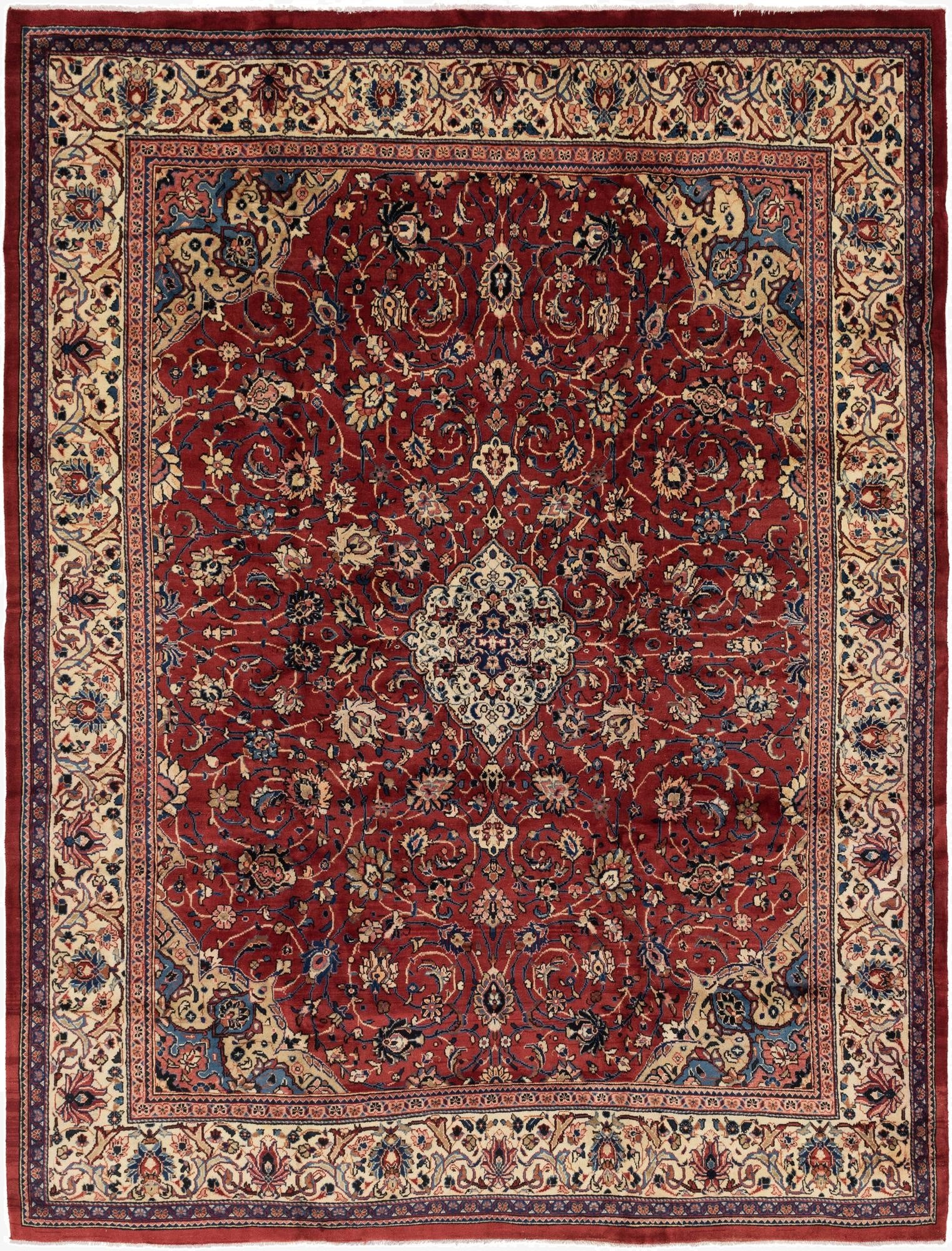 297cm x 390cm  Hand Knotted Sarough Persian Wool Rug