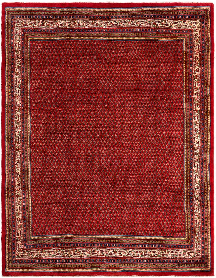 Detail image of 8' 3 x 12' 3 Sarouk Mir Wool Rug