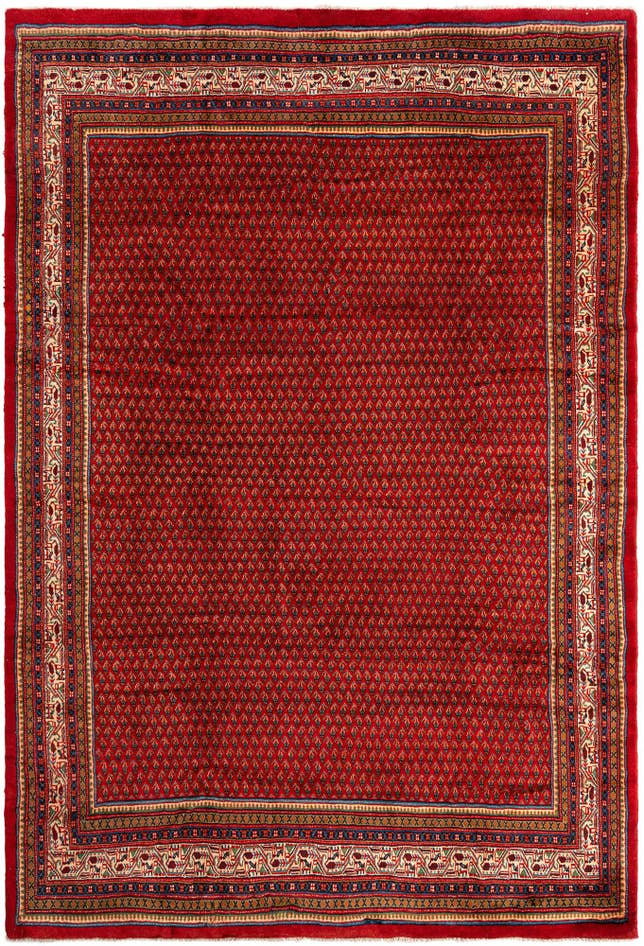 Detail image of 8' 3 x 12' 3 Sarouk Mir Wool Rug