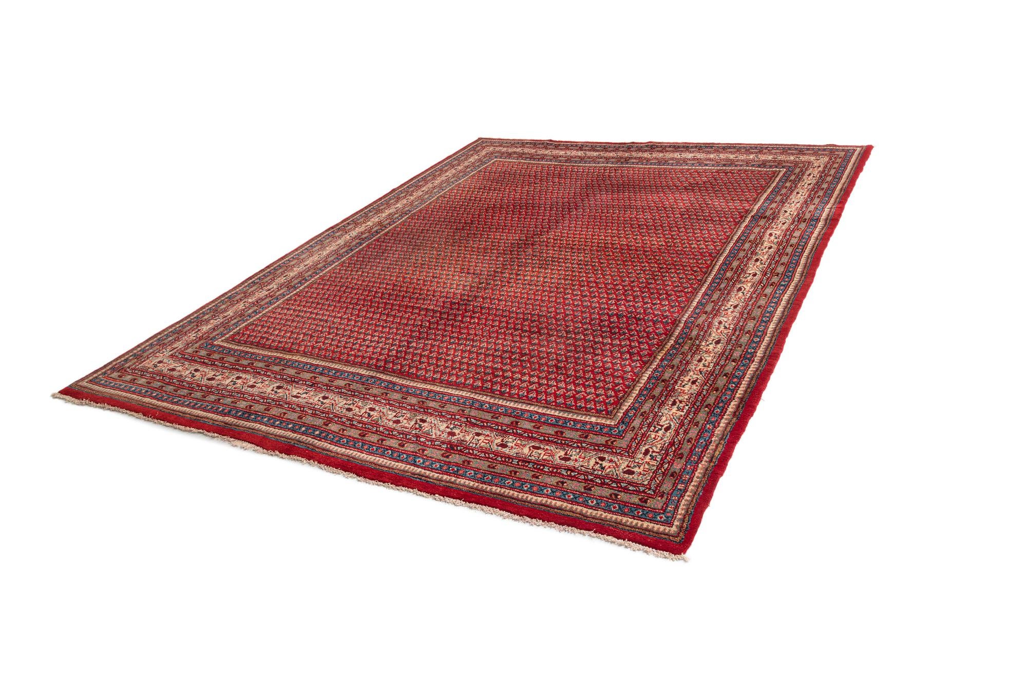 9' 8 x 12' 10 Sarouk Mir Wool Rug