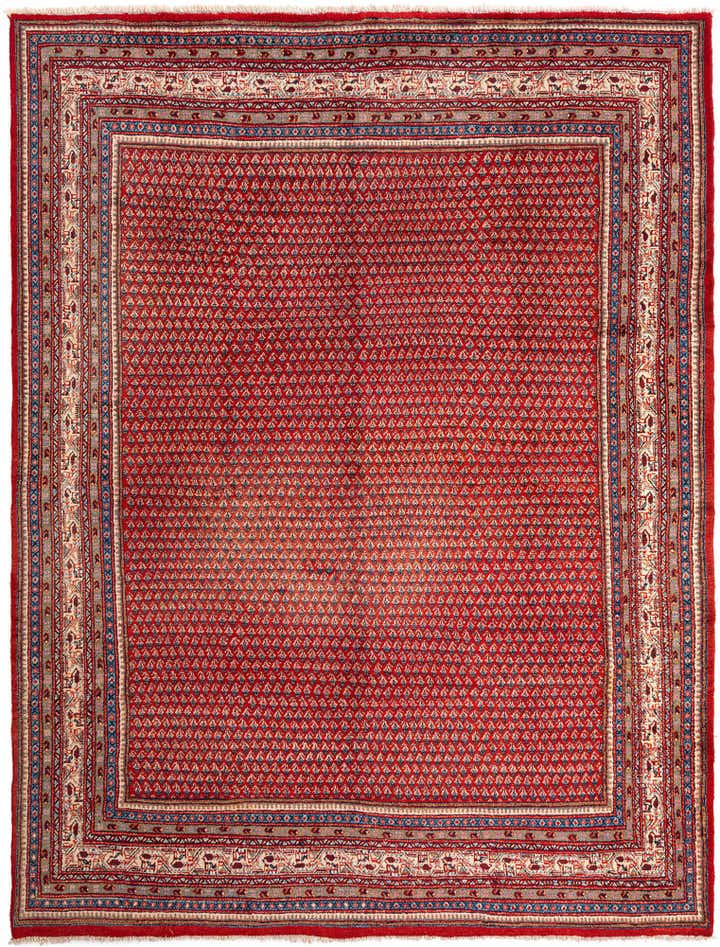 9' 8 x 12' 10 Sarouk Mir Wool Rug