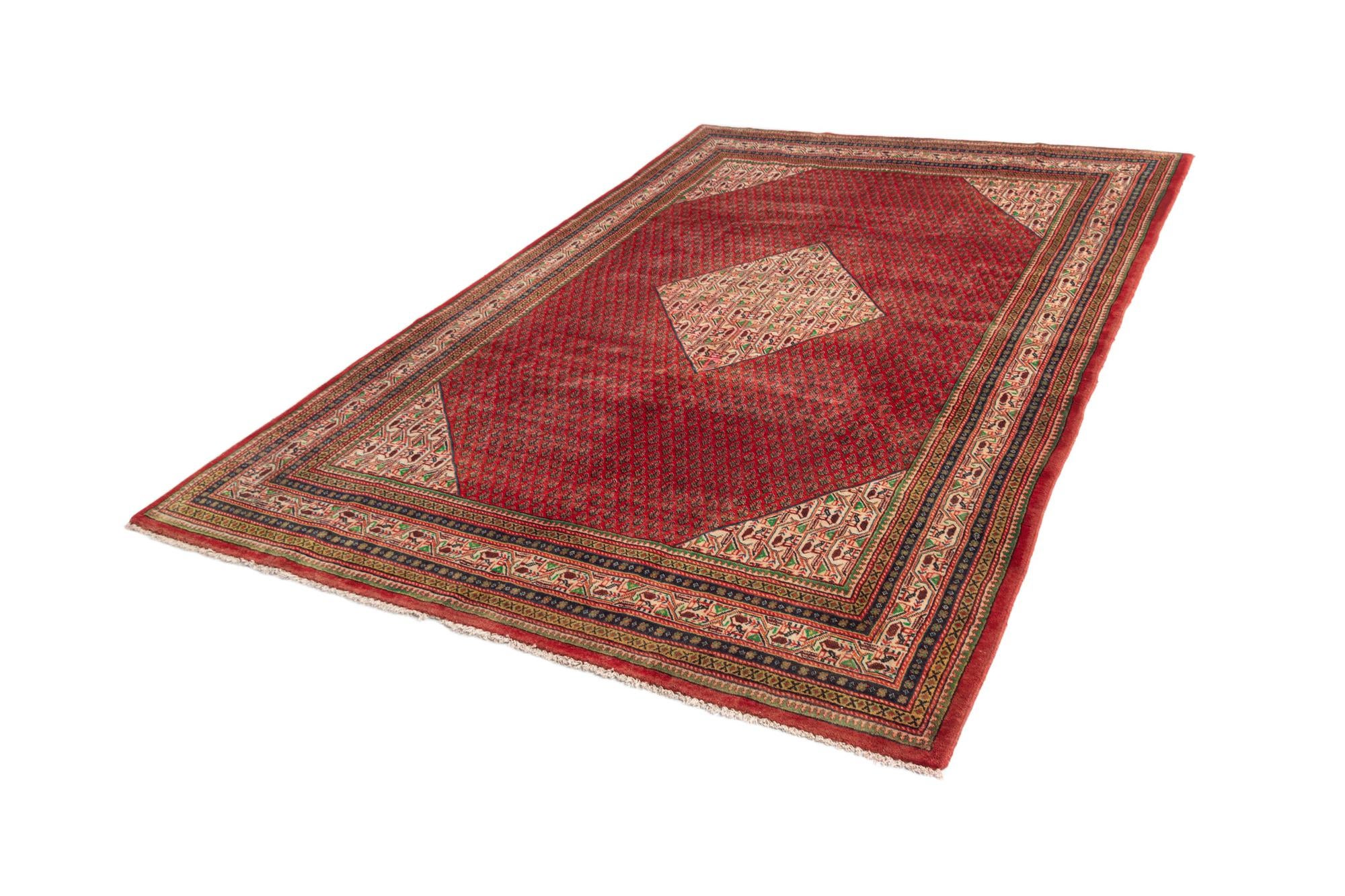 7' 1 x 10' 7 Sarouk Mir Wool Rug