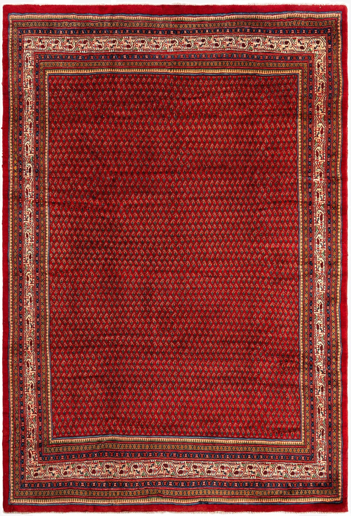 8' 3 x 12' 3 Sarouk Mir Wool Rug
