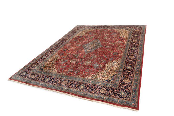 8' 4 x 11' 2 Sarouk Wool Rug