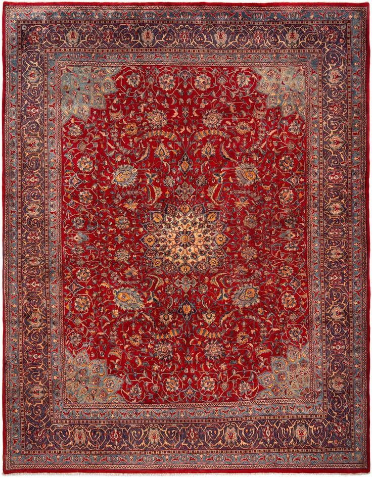 Detail image of 8' 9 x 11' 4 Sarouk Wool Rug