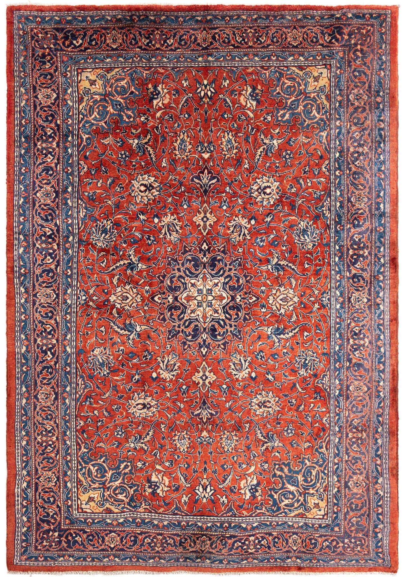 7' 2 x 11' Sarouk Wool Rug