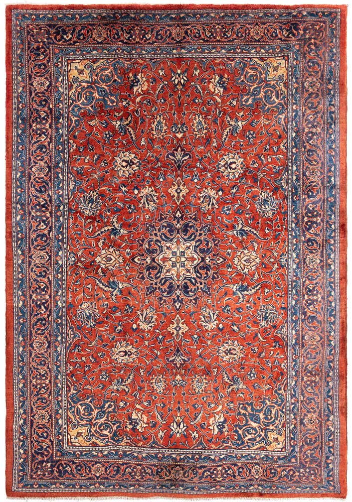 7' 2 x 11' Sarouk Wool Rug