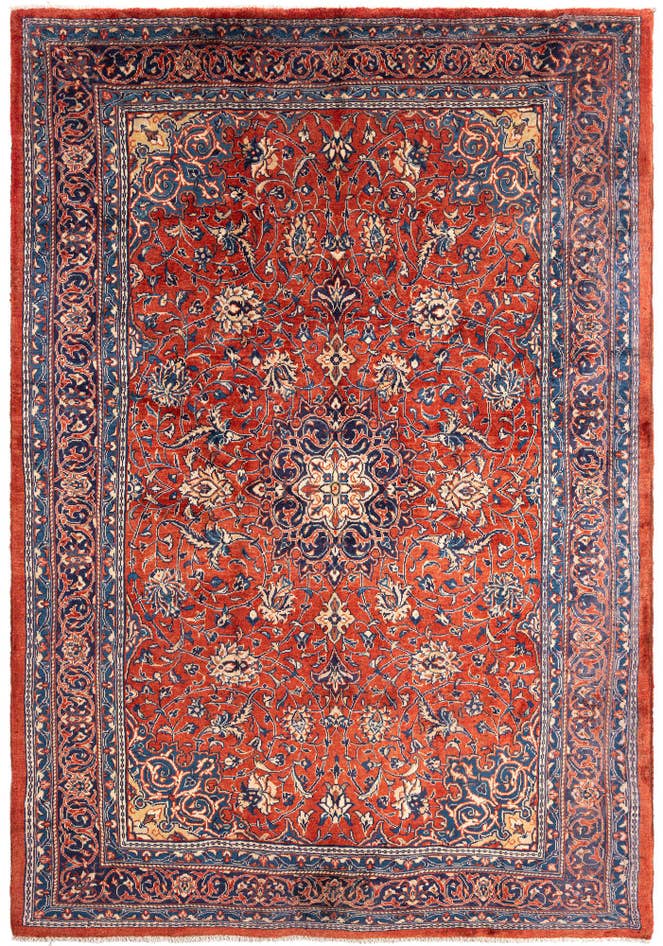 Detail image of 7' 2 x 11' Sarouk Wool Rug