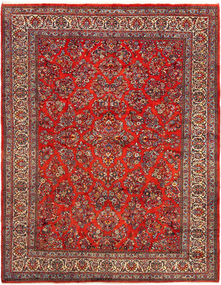 Detail image of 8' 4 x 11' 4 Sarouk Wool Rug