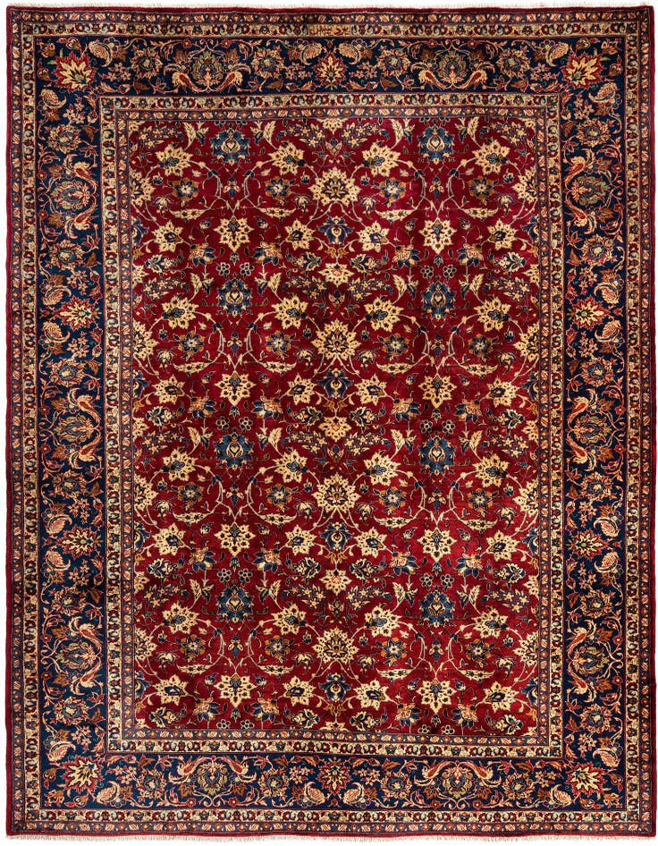 Detail image of 7' 10 x 11' 7 Sarouk Wool Rug
