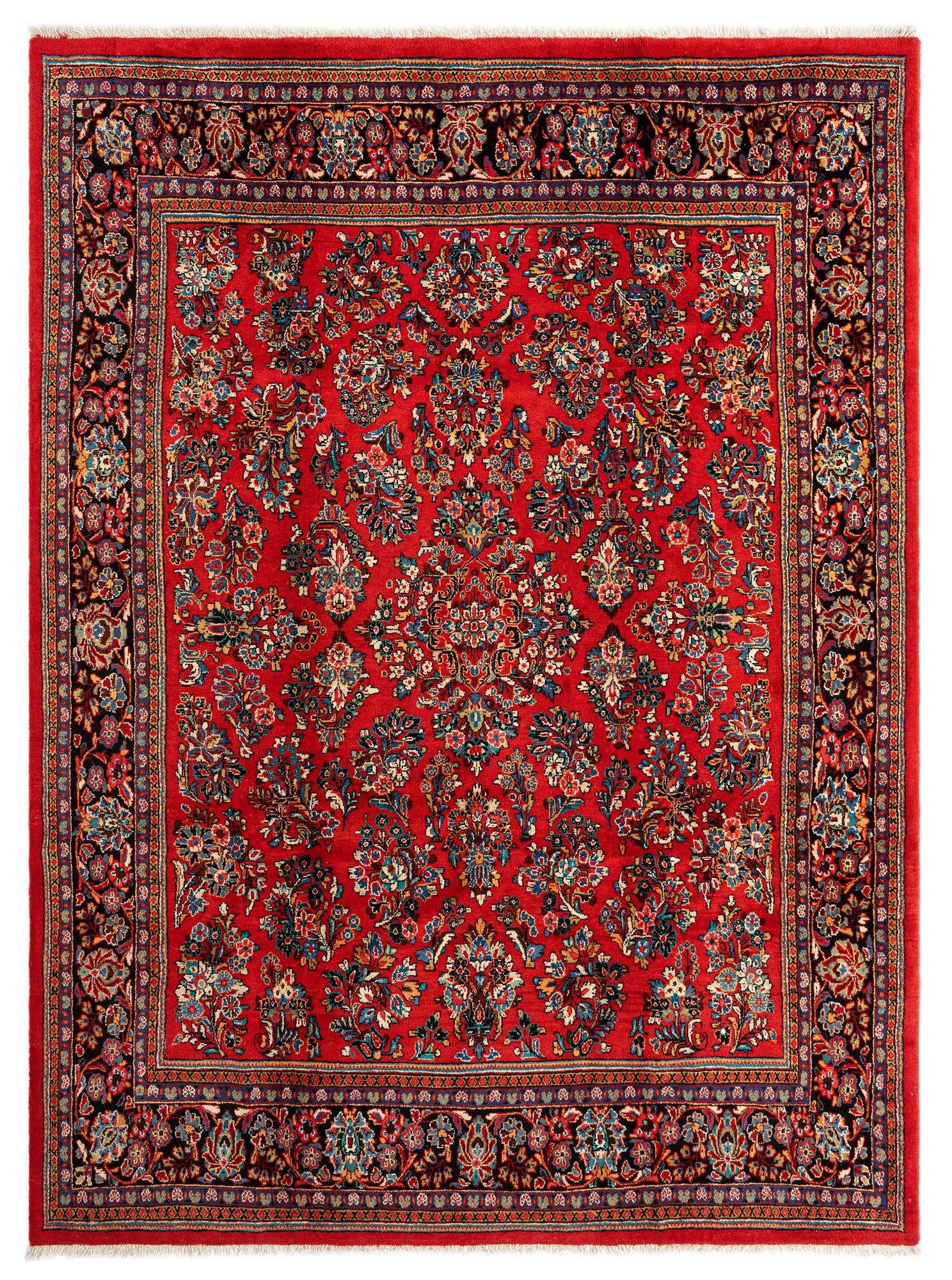 7' 11 x 10' 8 Sarouk Rug