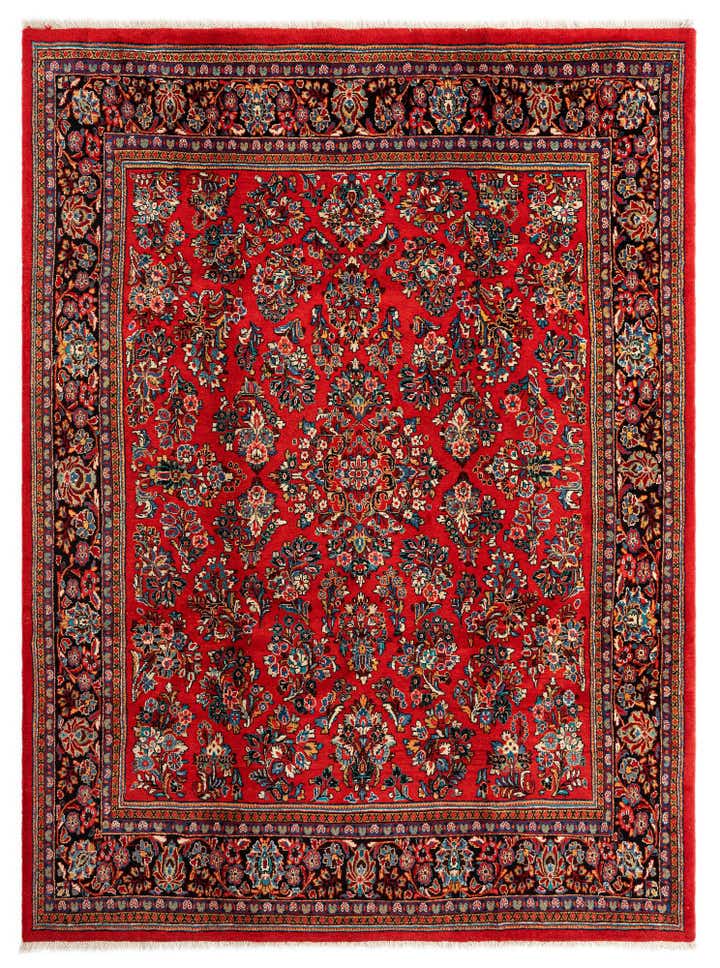 7' 11 x 10' 8 Sarouk Rug