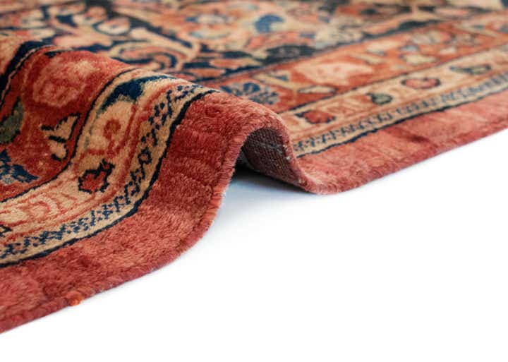 12' x 13' 7 Sarouk Wool Rug