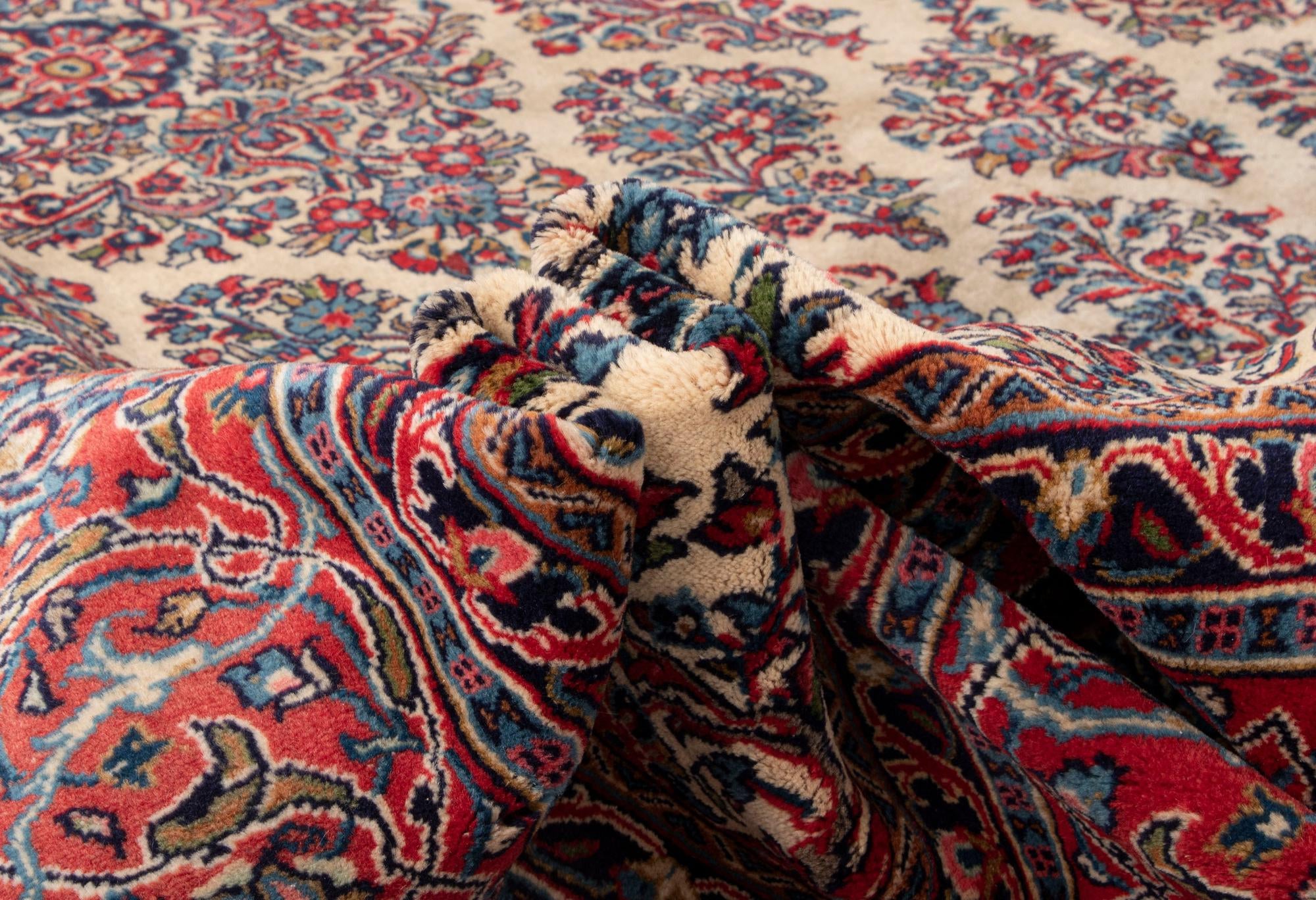 8' 3 x 11' 6 Sarouk Wool Rug