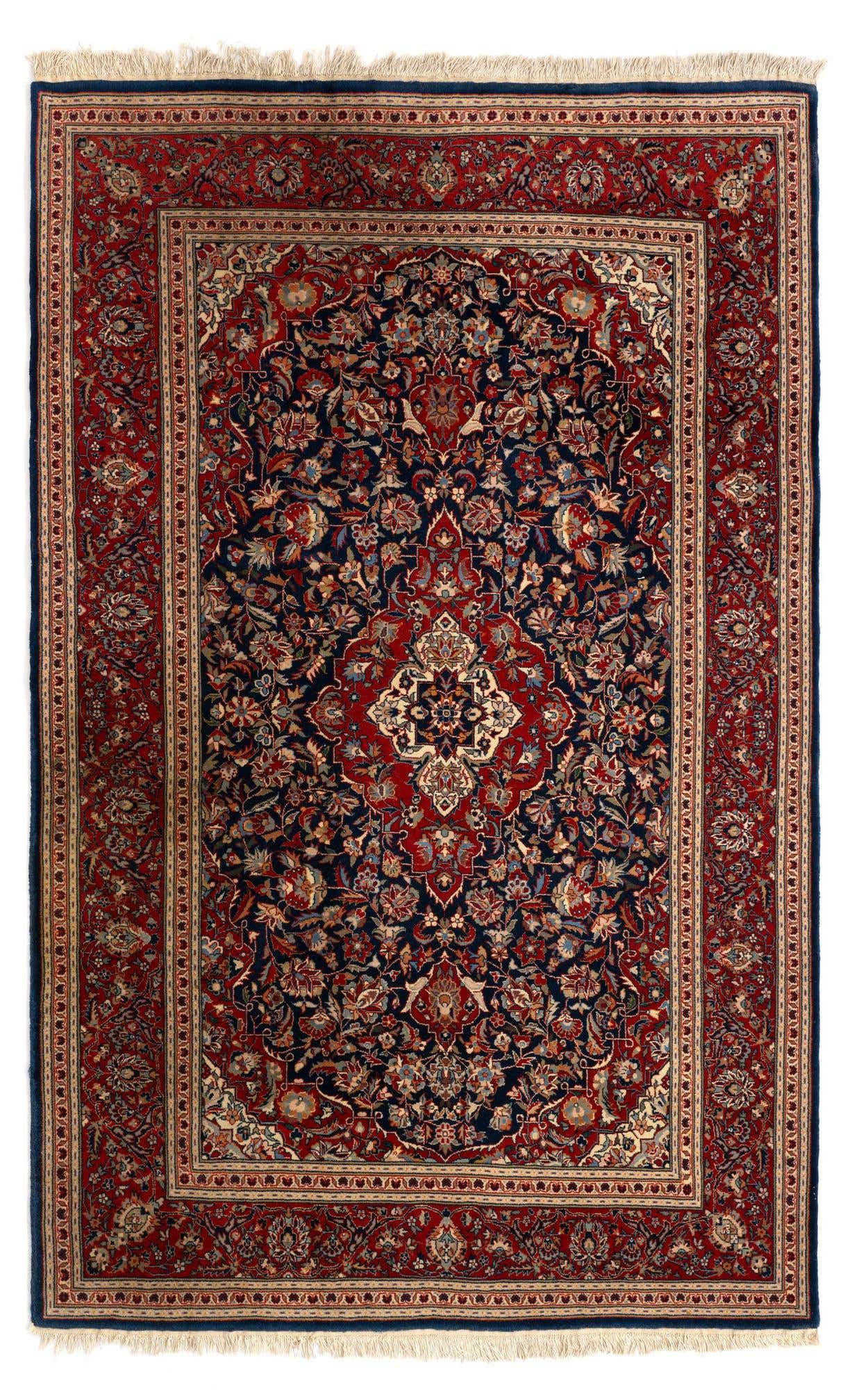 4' 1 x 7' 5 Sarouk Wool Rug