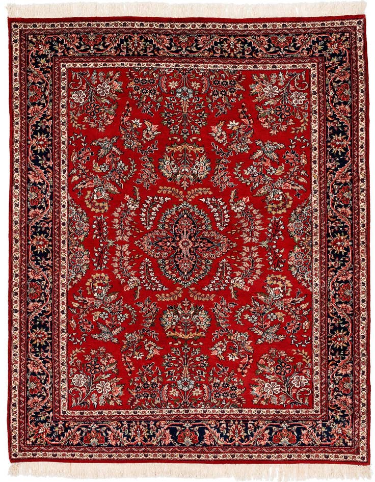 Detail image of 5' 8 x 7' 8 Sarouk Rug