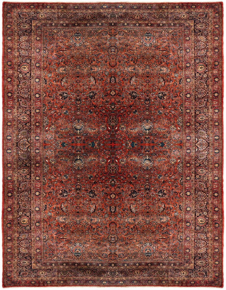 Detail image of 13' 5 x 23' 4 Sarouk Rug
