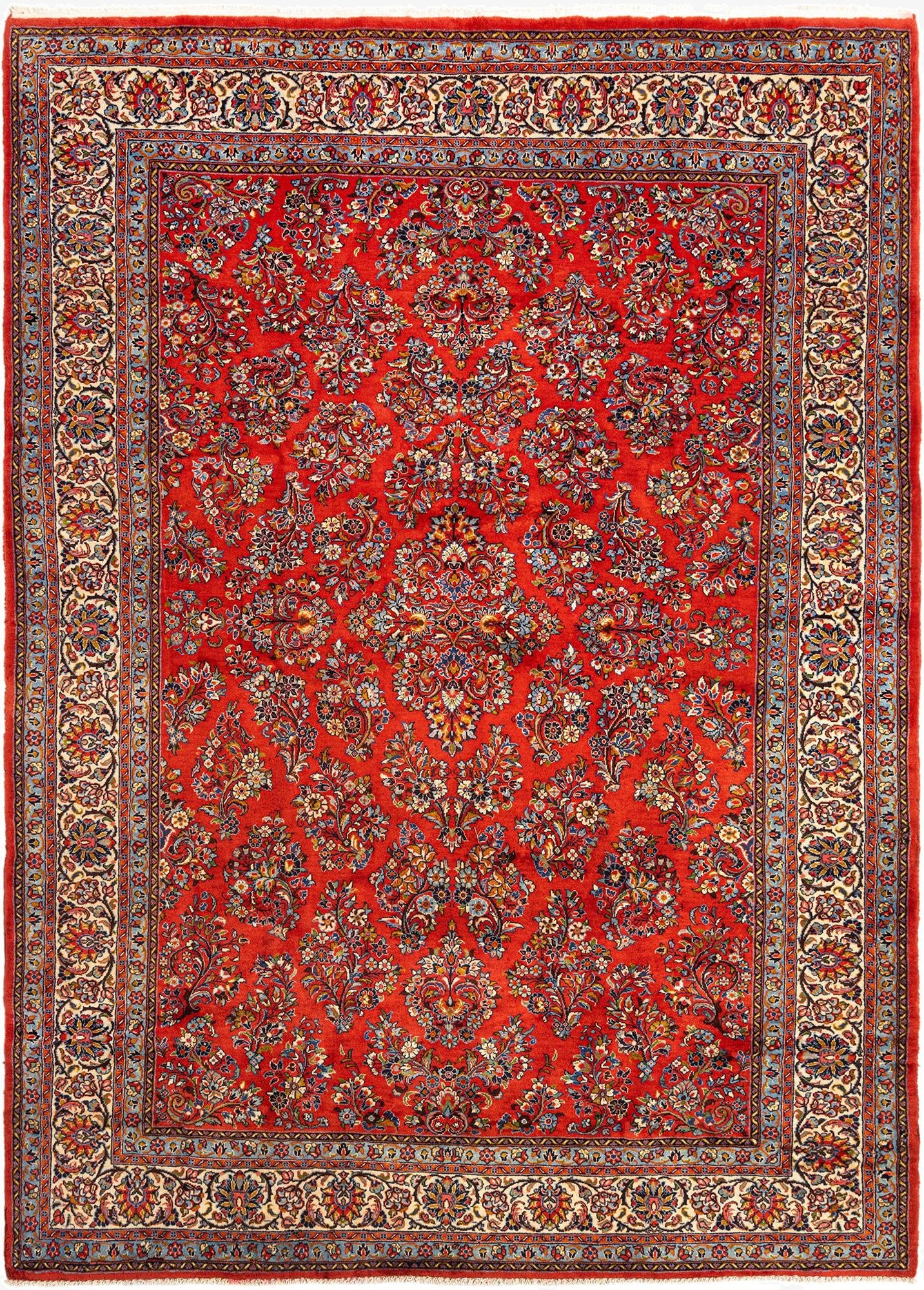 8' 4 x 11' 4 Sarouk Wool Rug