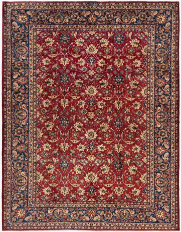 7' 10 x 11' 1 Sarouk Wool Rug
