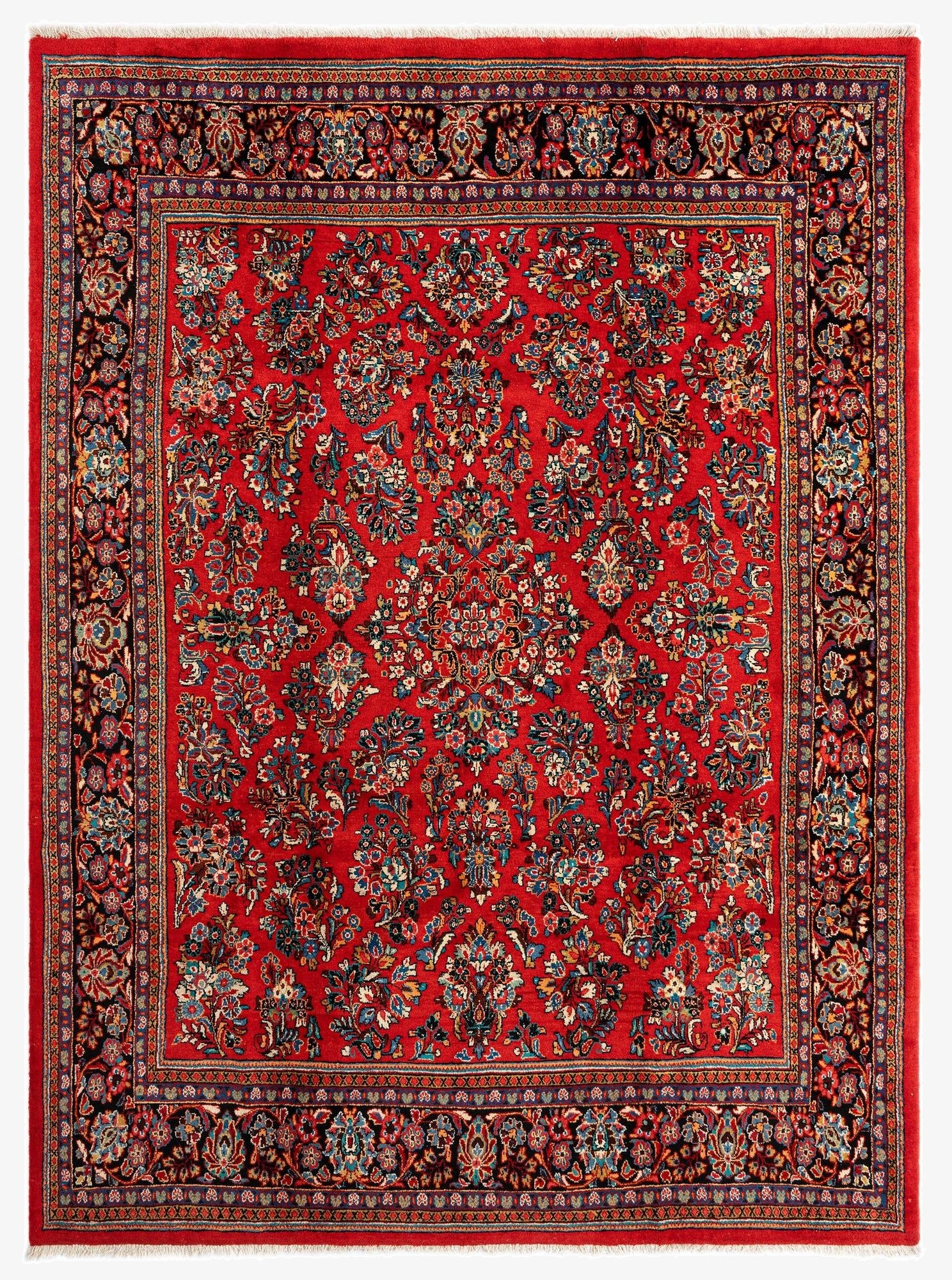 7' 11 x 10' 8 Sarouk Rug