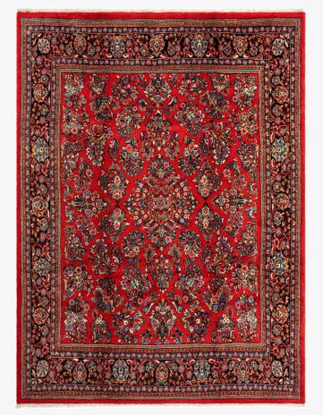 7' 11 x 10' 8 Sarouk Rug