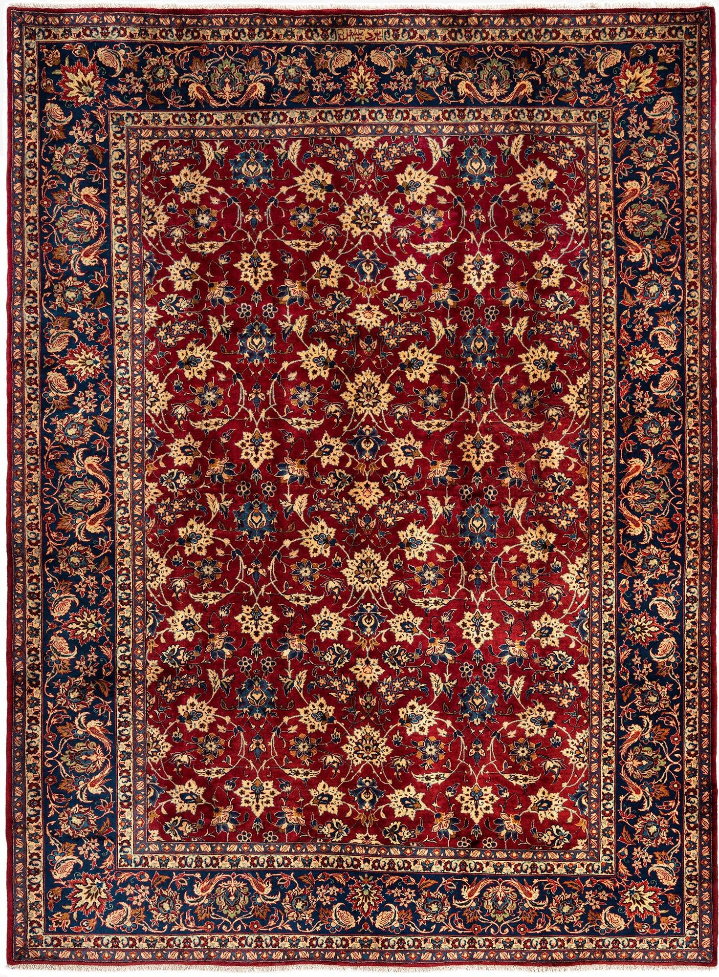 7' 10 x 11' 7 Sarouk Wool Rug