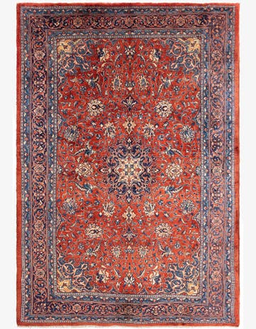 7' 2 x 11' Sarouk Wool Rug