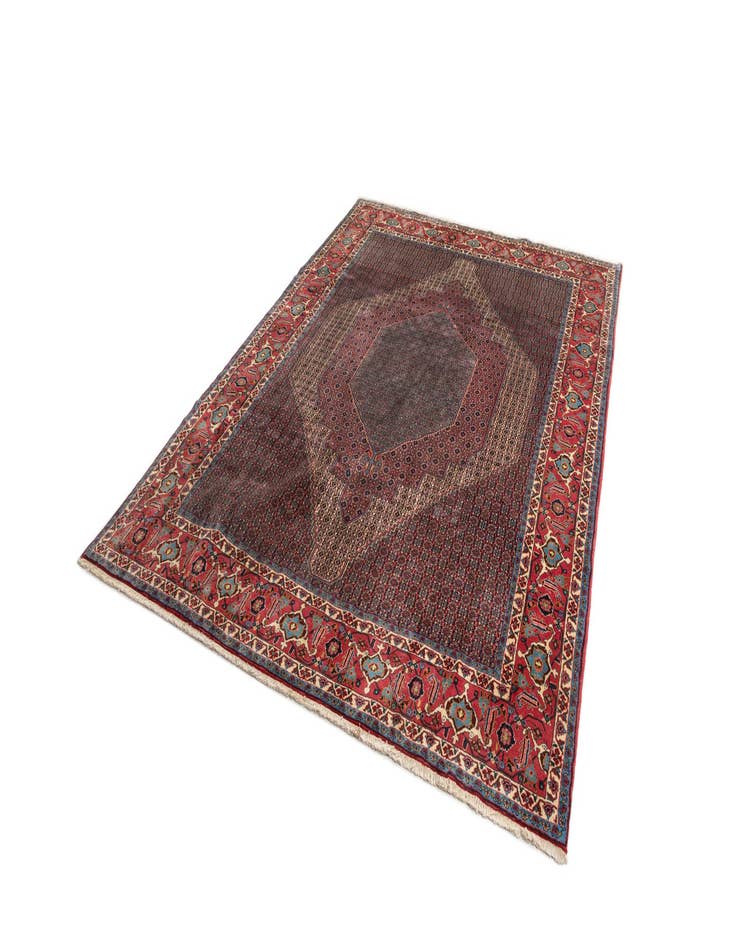 Detail image of 8' 1 x 10' 11 Senneh Wool Rug