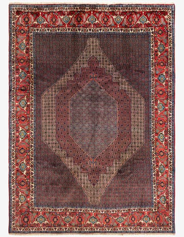 8' 1 x 10' 11 Senneh Wool Rug