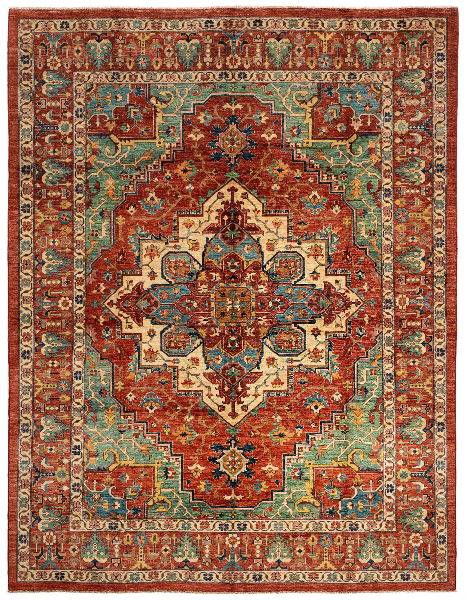 10' 1 x 13' 3 Serapi Wool Rug