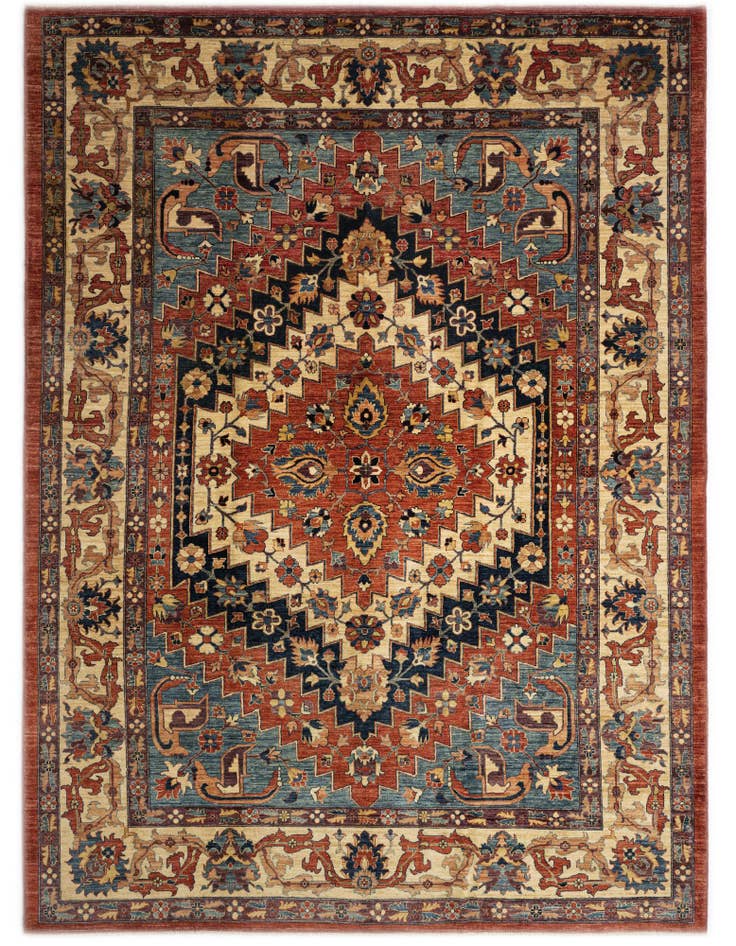 Detail image of 8' 10 x 11' 11 Serapi Wool Rug