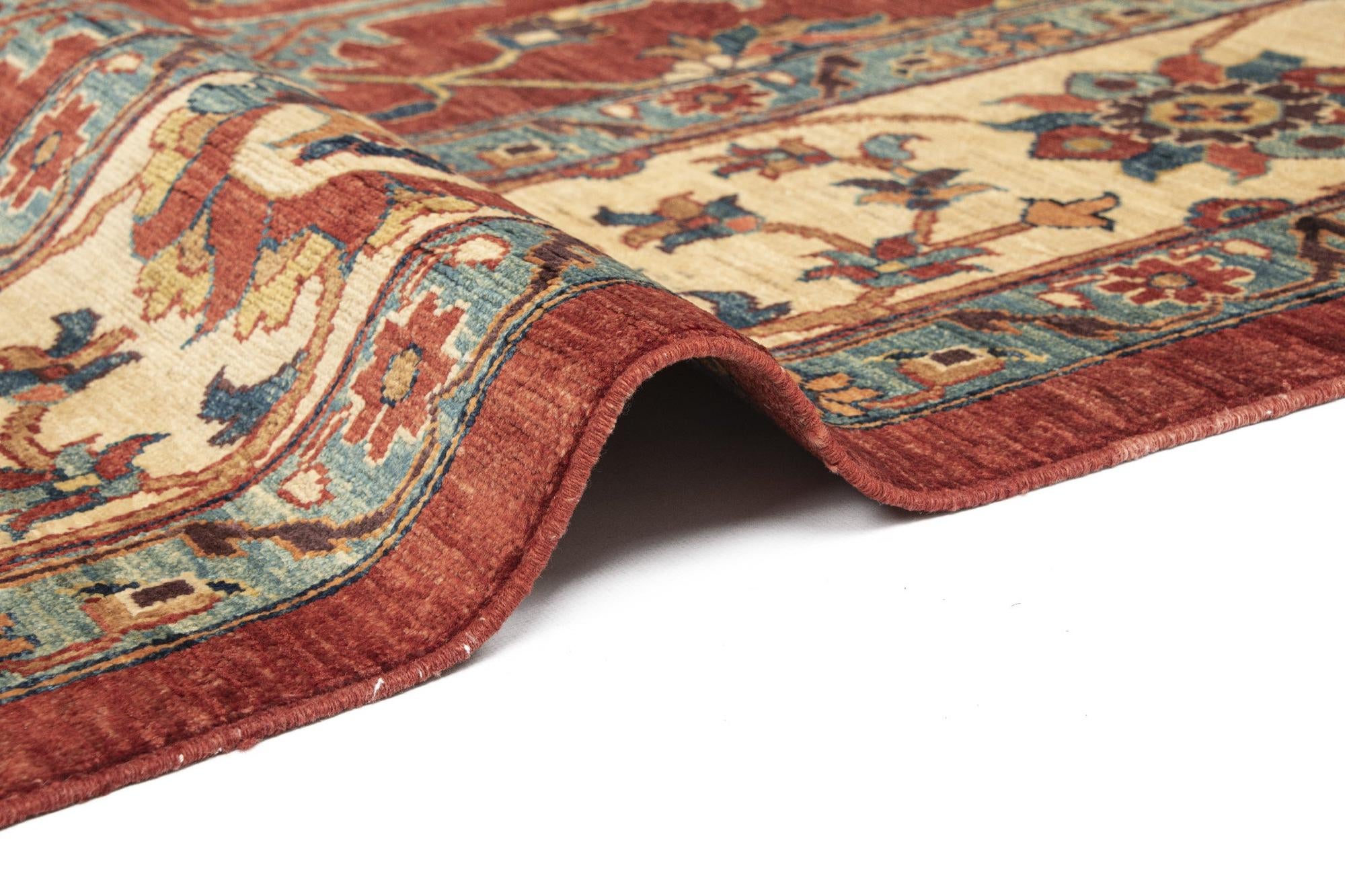 9' 1 x 11' 6 Serapi Wool Rug