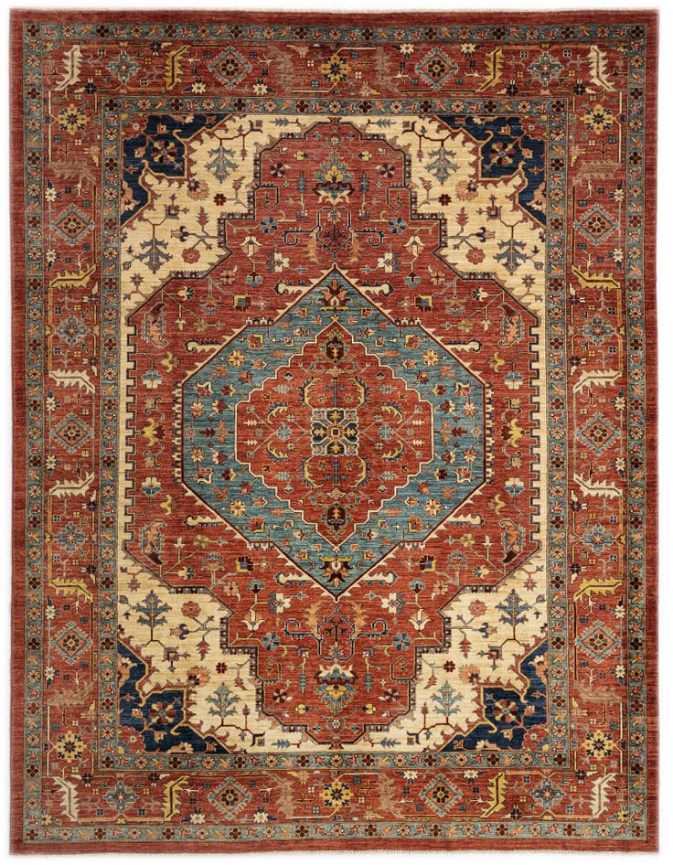 Detail image of 9' 3 x 11' 7 Serapi Wool Rug