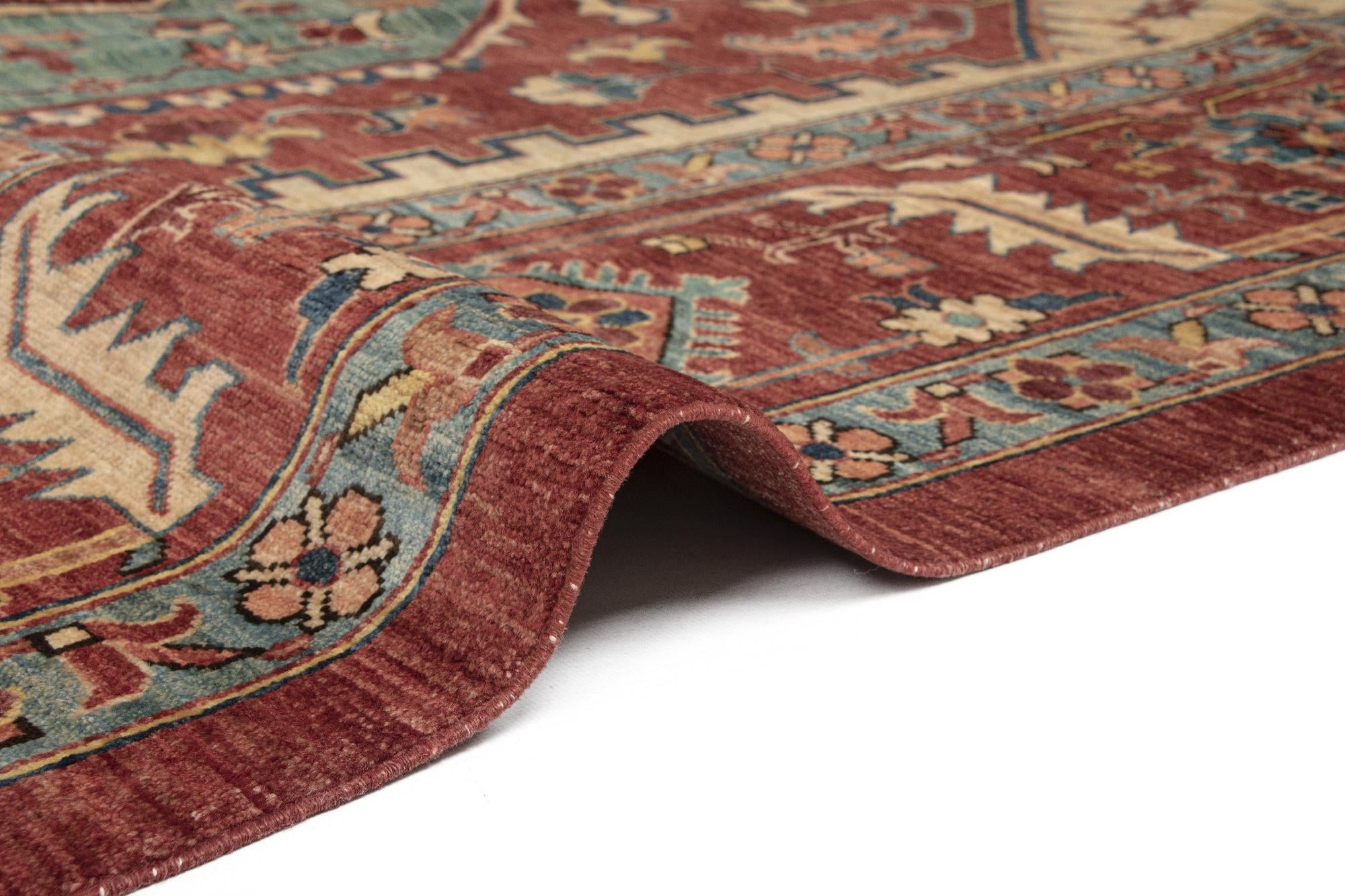 9' 3 x 11' 11 Serapi Wool Rug