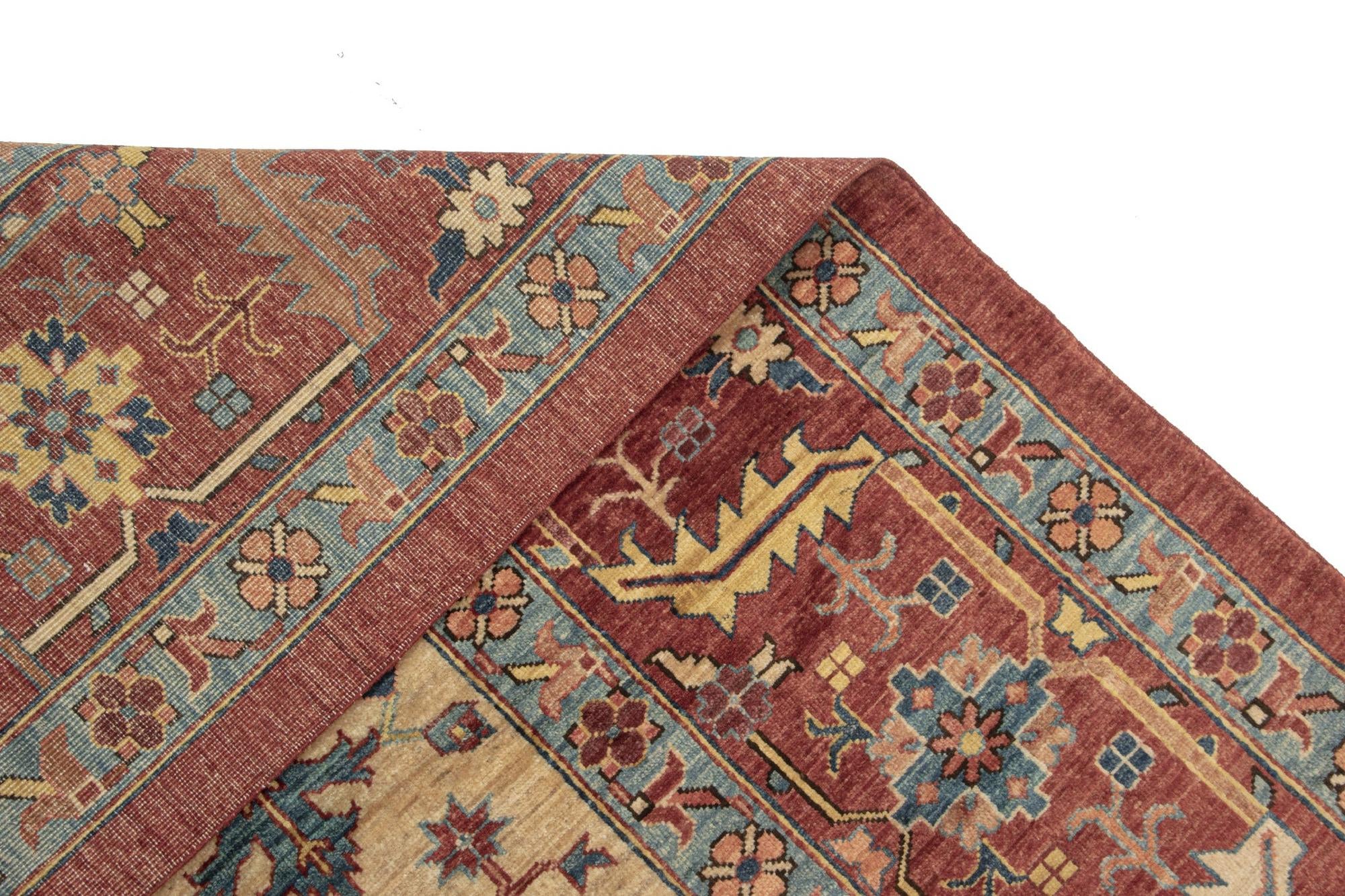 9' 3 x 11' 11 Serapi Wool Rug