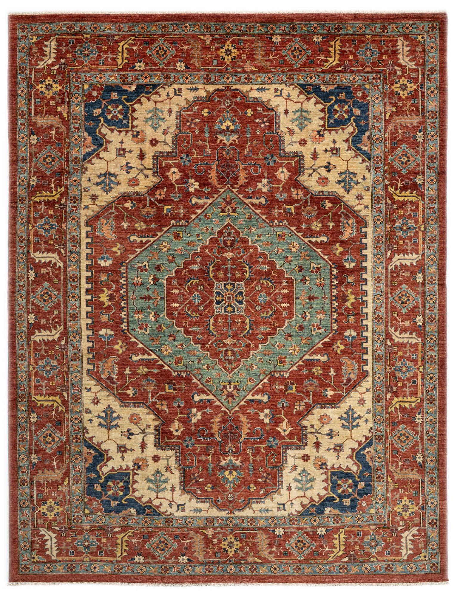 9' 3 x 11' 11 Serapi Wool Rug