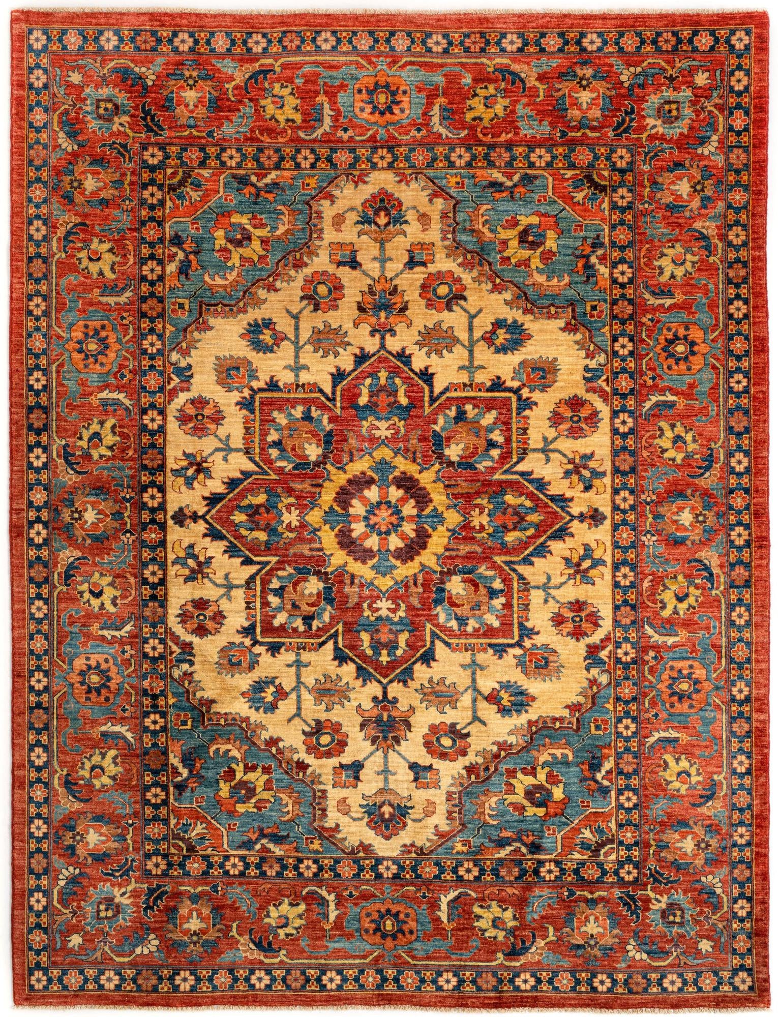6' 2 x 8' 3 Serapi Wool Rug
