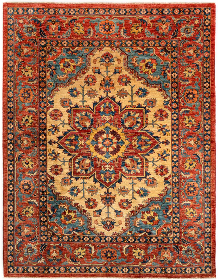 Detail image of 6' 2 x 8' 3 Serapi Wool Rug