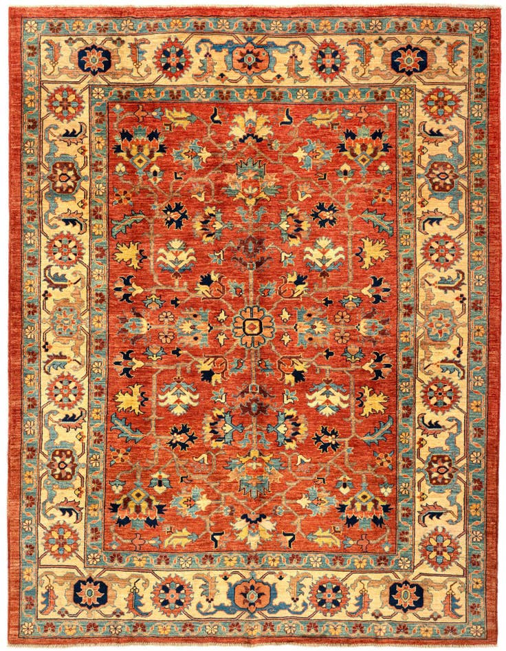 Detail image of 6' 1 x 8' Serapi Wool Rug